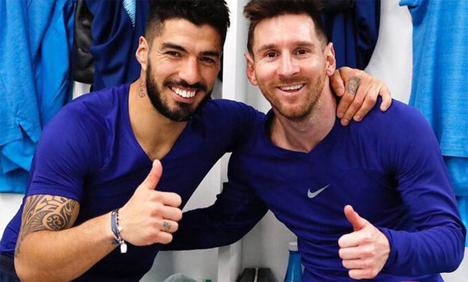 Suarez mong Messi tiếp tục là số một
